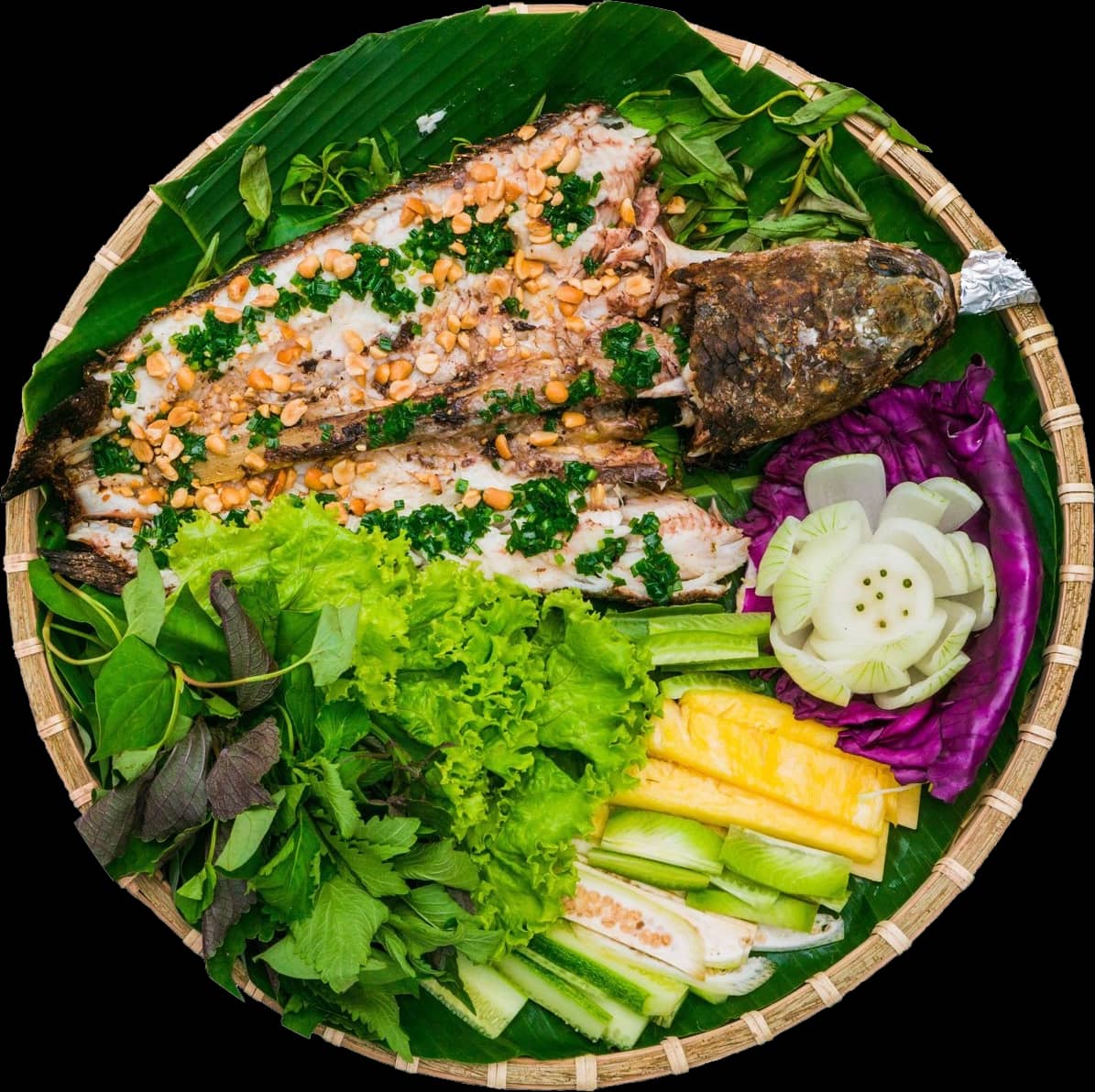 Cá lóc hấp nước dừa