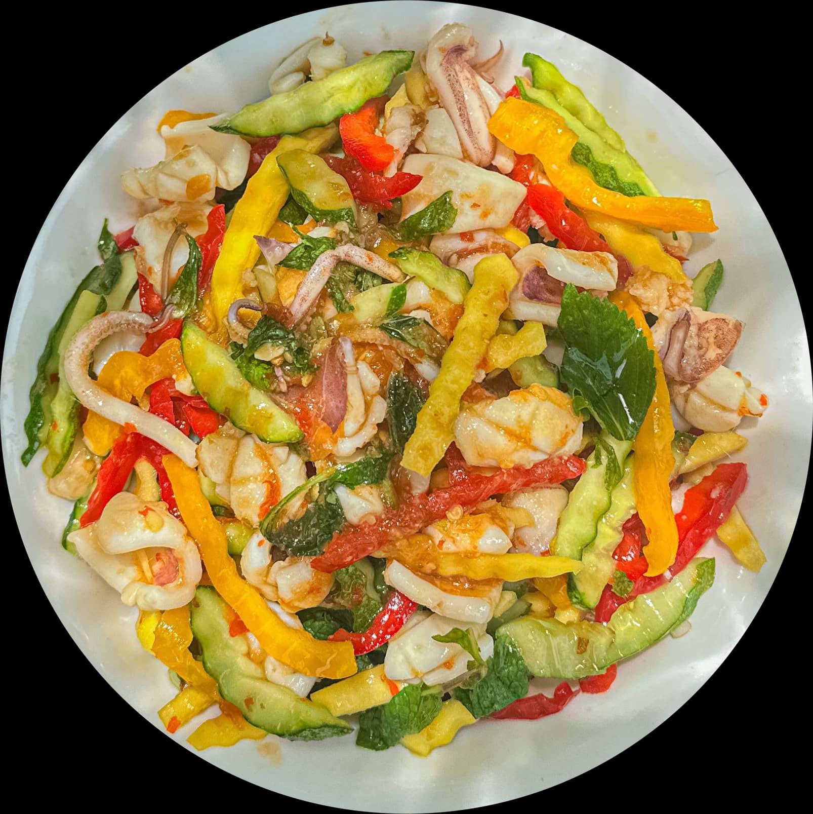 Gỏi mực thái lai