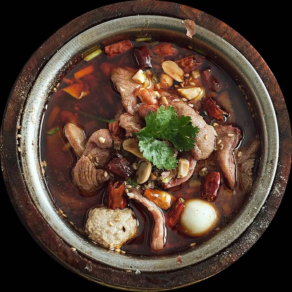 Lưỡi heo nấu đậu