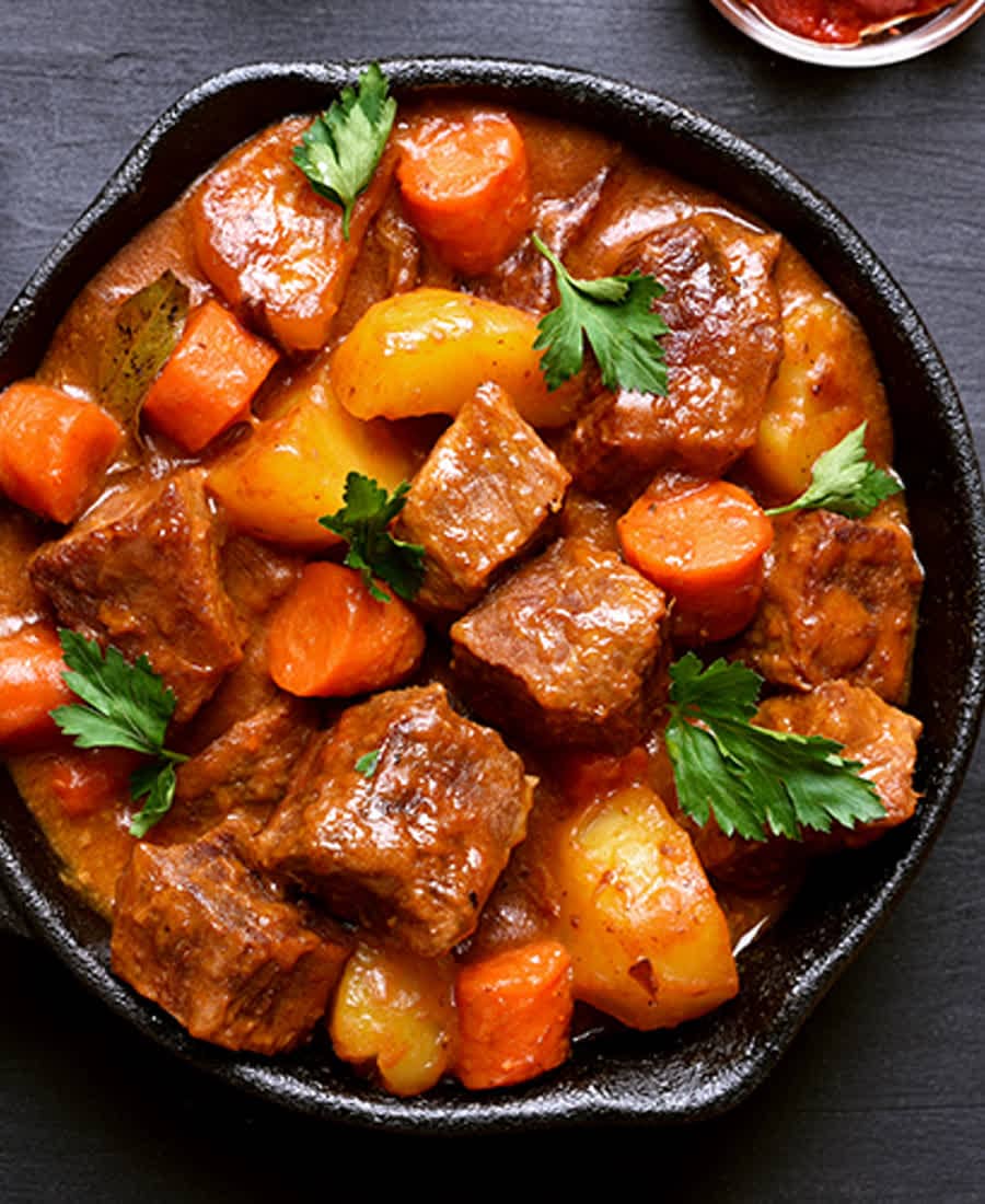 Bò hầm ngũ quả