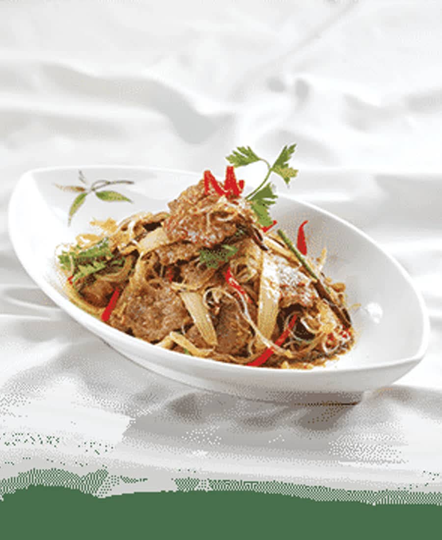 Phi lê bò xào lăn