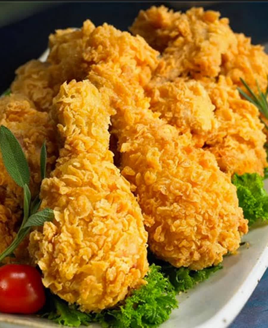 Đùi gà chiên bơ
