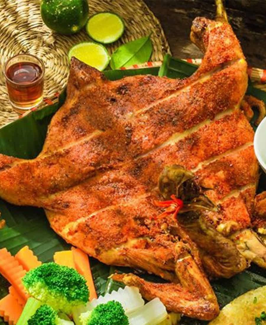 Gà nướng muối ớt