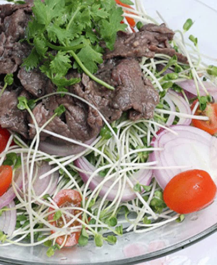 Gỏi bò xoài rau răm