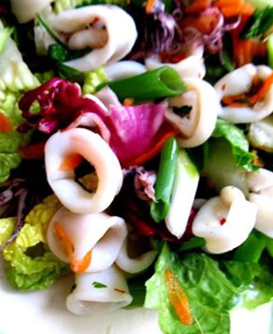 Gỏi mực thái lai