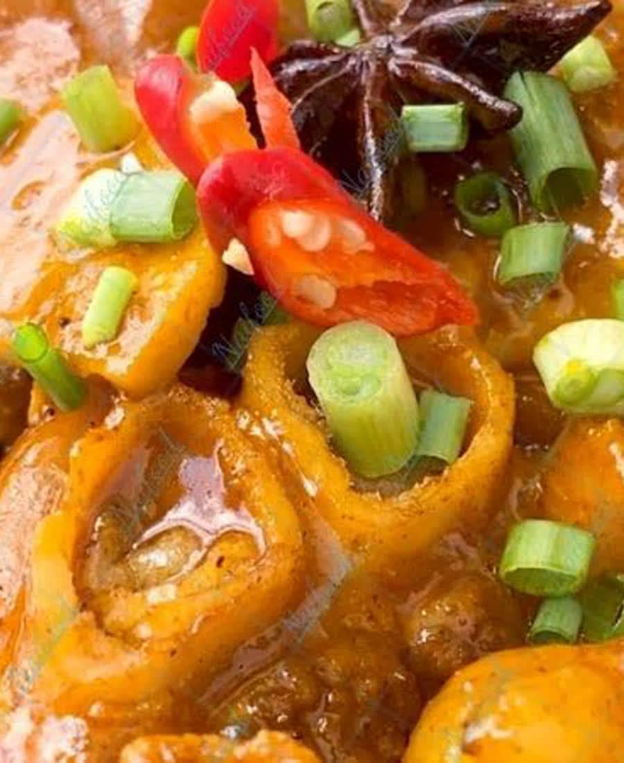 Giò heo hầm ngũ quả