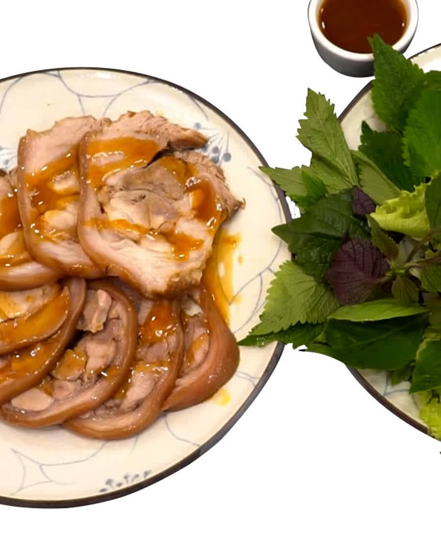 Lẩu giò heo bách thảo