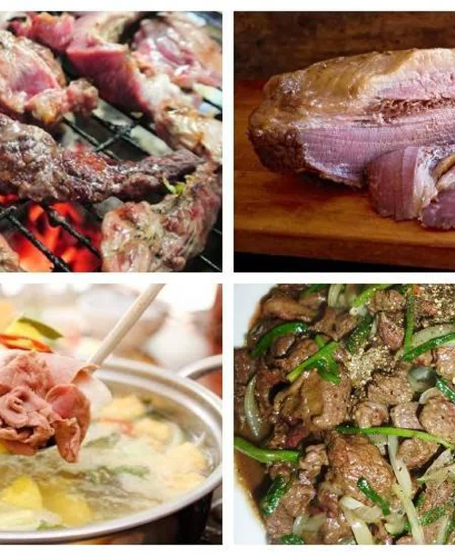 Nai nướng lá lốt