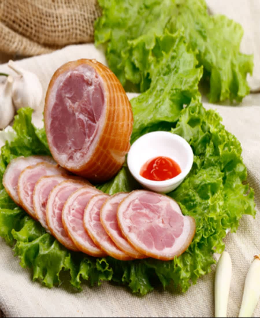 Giò heo xông khói