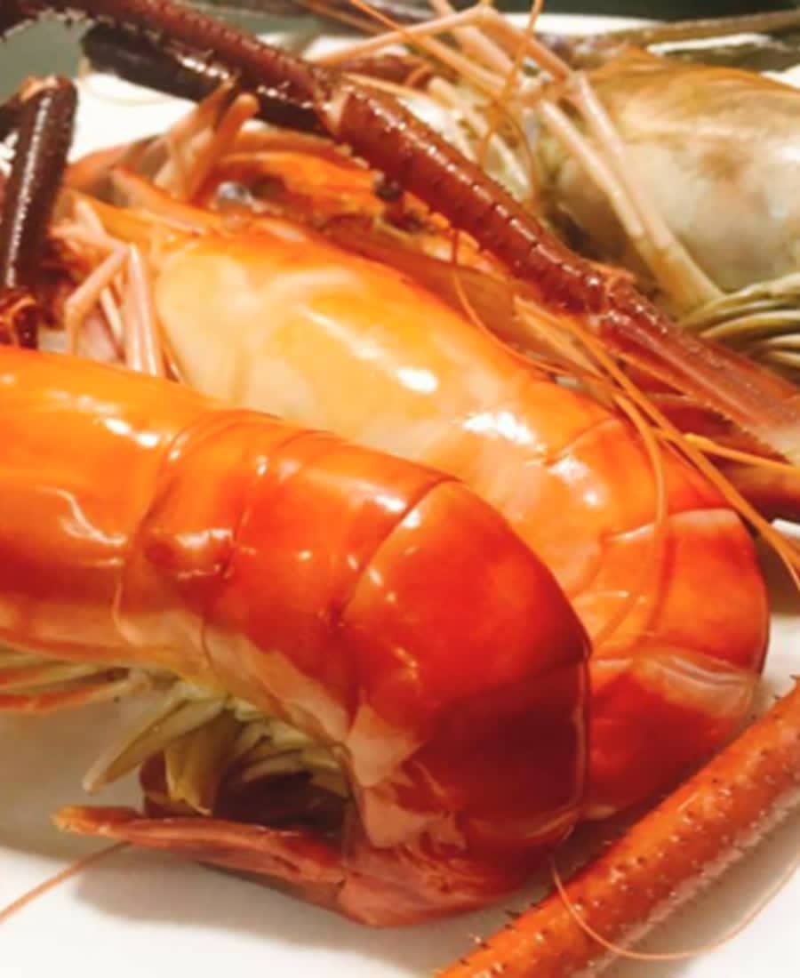 Tôm càng hấp sả