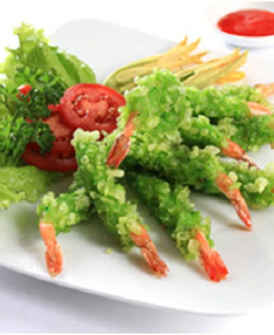 Tôm chiên cốm