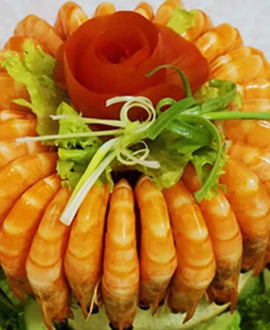 Tôm hấp nước dừa