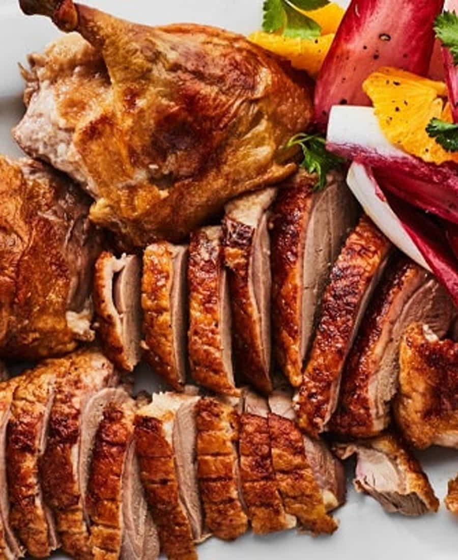 Vịt khìa quay chảo