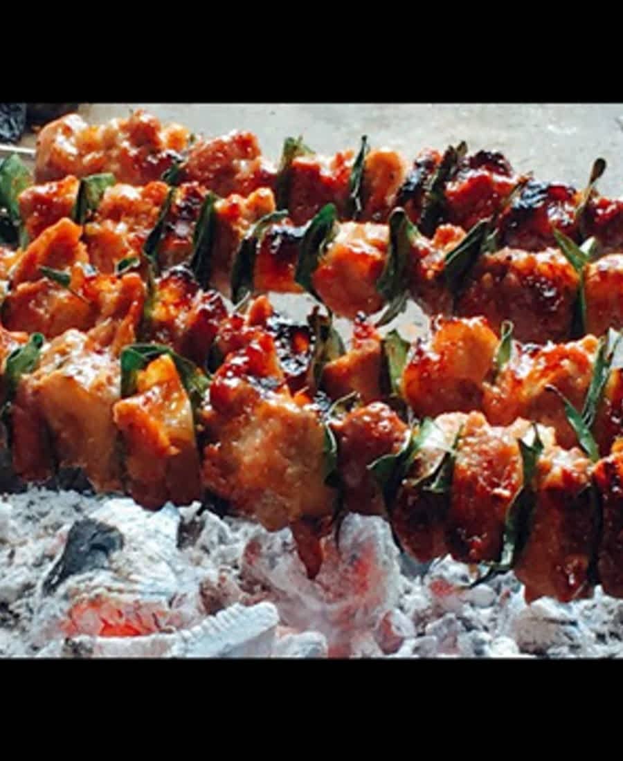 Vịt nướng lá móc mật