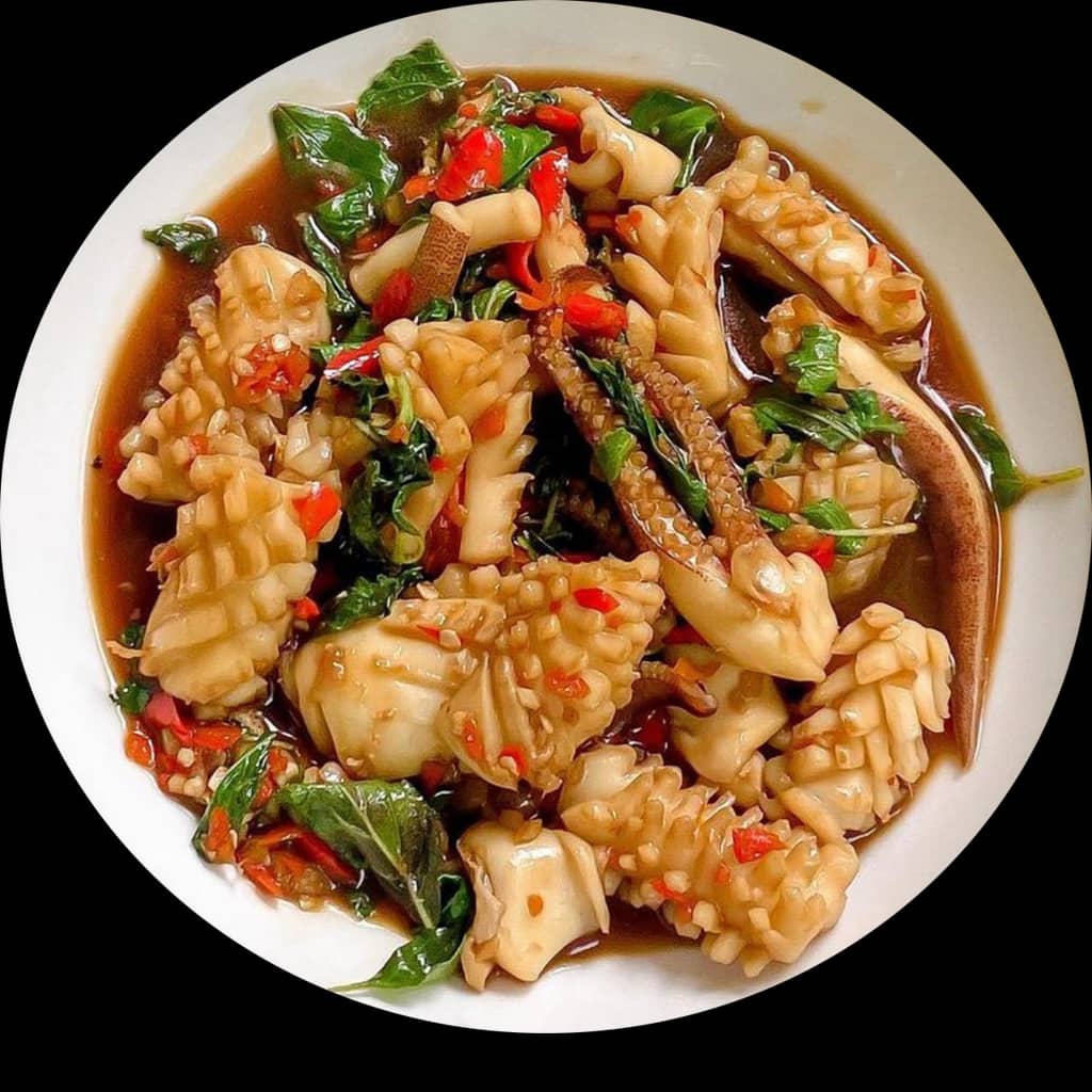 Mực sốt chua ngọt